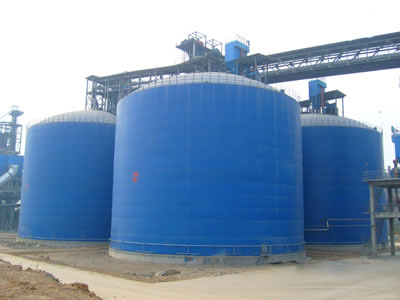 启东水泥钢板库改造